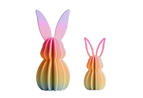 Shapes - Decorations Dekofigur Minimalistisches Osterhasen Set – Deko Hasen groß & klein (2er Set, 1 x Hasenfigur (klein), 1 x Hasenfigur (groß), Dekofiguren für Ostern