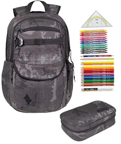 Schulrucksack Jungen 3 Teile Set Nitro Future Hero