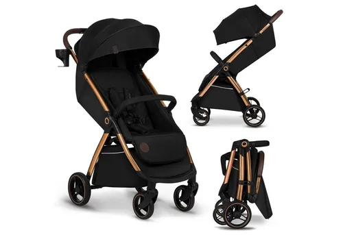 LIONELO INGRID Kinderwagen – bis 22 kg, 360° schwenkbare Räder - Buggys, einhändig zusammenklappbar und voll gefedert, ideal für Stadt und Land. Das XXL-Verdeck schützt vor Sonne und Regen, während die großen Räder für einfache Handhabung sorgen.