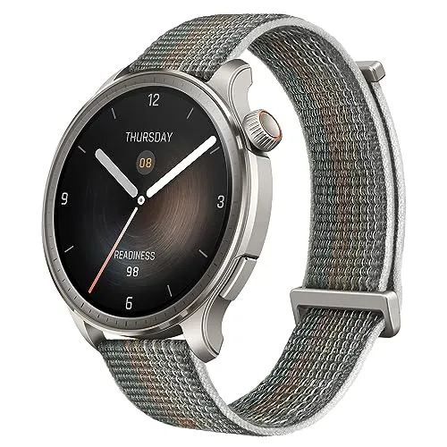 Huami Amazfit Balance Sunset Grey Smartwatch - Stylische Smartwatch mit Always-on-Display und über 150 Sportmodi. Perfekt für Training und Kommunikation, inklusive AI-gestütztem Zepp Coach für individuelle Trainingspläne.