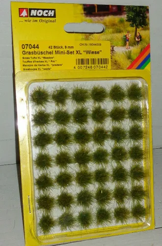 NOCH 07044 Grasbüschel Mini-Set XL 