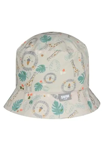 Produktbild Sterntaler Fischerhut Safari – Baby- & Kinder Fischerhut aus Bademodenstoff mit Safari-Muster, UV-Schutz 50+, Beige, Größe 49
