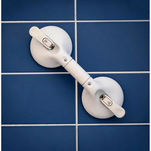 ROTH Haltegriff Dusche MOBELI 1 weiß - Sonstige Gebäudesicherheit, stabiler Haltegriff für mehr Sicherheit und Komfort in der Dusche.
