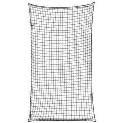 vidaXL Anhängernetz mit Gummiseil Schwarz 3,5x2 m - Zubehör für Autoanhänger, reißfestes und UV-beständiges Netz für sichere Ladungssicherung und einfache Montage.