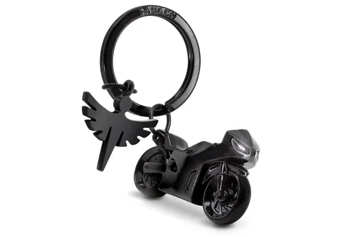 FABACH Schlüsselanhänger Motorrad Schlüsselanhänger in schwarz von FABACH