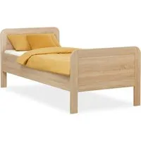 Homestyle4u Komfortbett 100x200, Seniorenbett mit Komforthöhe