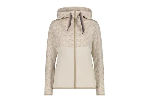 CMP Woman Jacket FIX Hood vaniglia mel. (A246) 36 in weiß von CMP