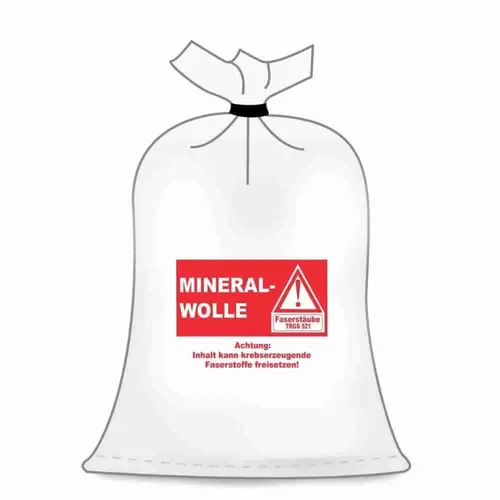 KMF-Abfallsäcke 10er 140x220cm reißfest - Reißfeste Abfallsäcke aus hochwertigem Polyethylen (PE), ideal für den sicheren Transport von Mineralfasern. Praktische Größe von 140x220 cm für vielseitige Anwendungen.