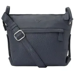 Voi Boston Umhängetasche aus Leder 23 cm in Blau - Elegante Umhängetasche aus hochwertigem Leder, ideal für den täglichen Gebrauch. Mit praktischen Fächern und stilvollem Design für einen modernen Look.