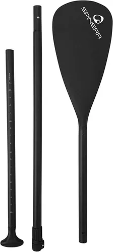 SPINERA CLASSIC ALU 3-Piece SUP Paddel 2025 in schwarz von SPINERA