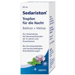 Sedariston Tropfen für die Nacht Baldrian + Melisse