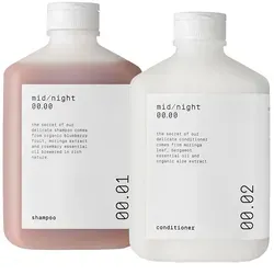 mid/night 00.00 Hair Essentials Set 2 x 300 ml