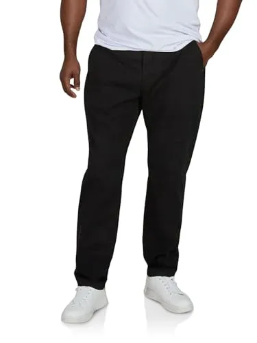 riverso Chino Hose Herren Tapered Fit RIVFiete - Wanderhosen für Herren im Tapered Fit, elastischer Bund und bequemer Stretch-Stoff für optimale Bewegungsfreiheit. Erhältlich in mehreren Größen und Farben.