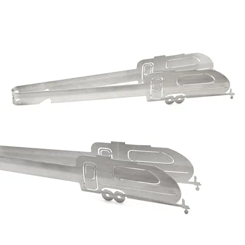 Grillzange Motiv Wohnwagen Camper, spülmaschinengeeignet, Geschenkidee, Männergeschenk, Campergeschenk