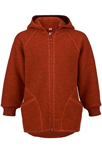 Engel Natur, Baby Walkjacke mit Reißverschluss, 100% Schurwolle (kbT) (Magma Melange, 86-92)