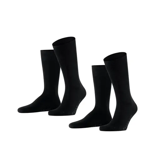 Falke Tagessocken Crew Swing schwarz Herren - 2 Paar