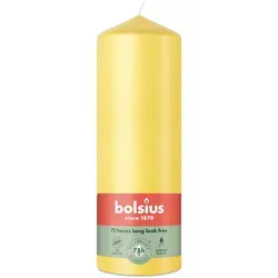Bolsius Stumpenkerze 200/68mm in gelb von Bolsius
