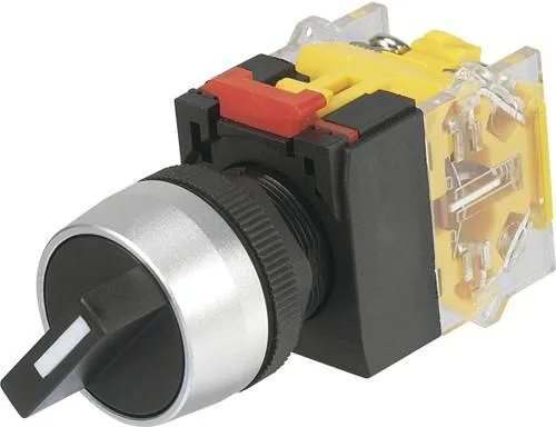 TRU Components LAS0-A3Y-11X/21 Drehschalter 250 V/AC 5A Schaltpositionen 2 1 x 90° IP40 1St.