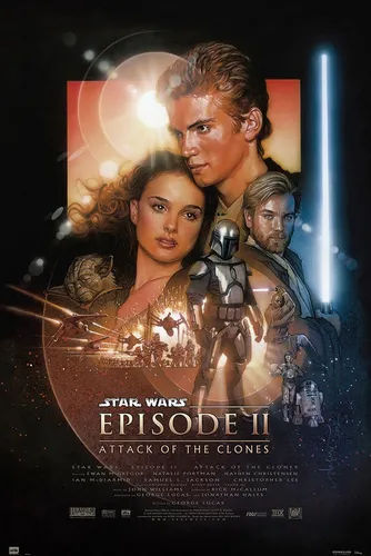 Star Wars Poster Episode 2 Attack of the Clones 61 x 91,5 cm