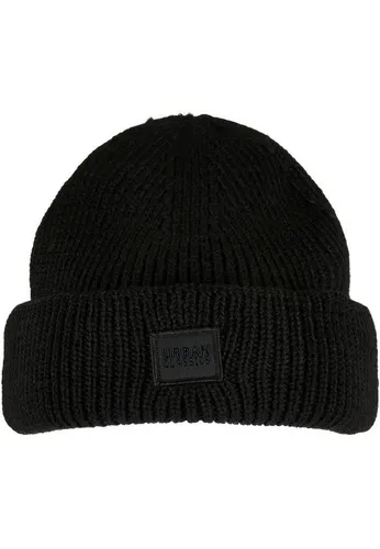 Urban Classics Unisex Knitted Wool Beanie M TZE, Schwarz - Strickmütze für Herren aus hochwertiger Wolle mit breitem Umschlag, ideal für kalte Tage und modische Akzente. Entdecken Sie angesagte Streetwear im Urban Classics Brand Store!