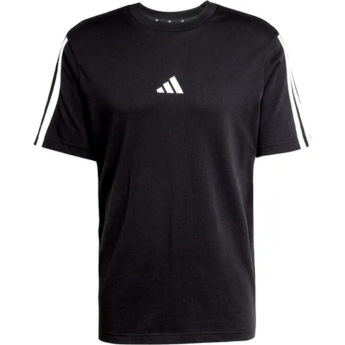 adidas Sportswear T-Shirt M 3S SJ T B - Bequem und stylisch - Rundhalsshirt aus 100 % Baumwolle, superbequem und mit authentischem adidas Style durch die ikonischen 3-Streifen. Ideal für sportliche und lässige Outfits.