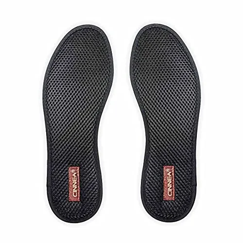 CINNEA 3D-SOFT Zimt-Einlegesohlen gegen Schweissfüße Fußgeruch Fußschweiß (45)