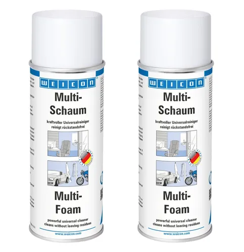 WEICON Multi-Schaum 2er Set | 2 x 400 ml kraftvoller Universalreiniger