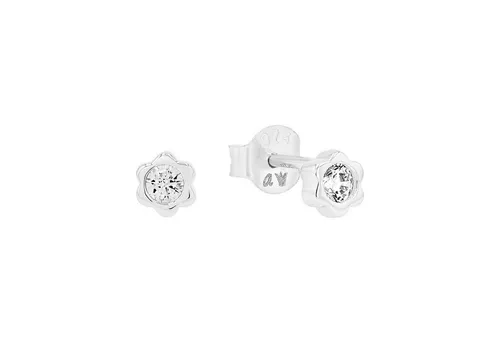 Prinzessin Lillifee Paar Ohrstecker Blume, mit Zirkonia (synth)