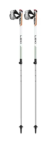 LEKI Spin Shark SL Nordic Walking Stöcke 100 - 130 cm - Wanderstöcke aus robustem HTS 5.5 Aluminium, ausgestattet mit dem innovativen Trigger Shark 2.0 System für schnellen Handschuhwechsel und optimale Handhabung.