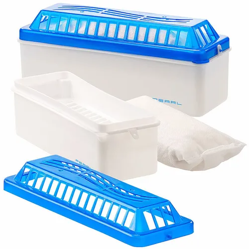 Sichler Haushaltsgeräte Luftraumentfeuchter: 2er-Set Raumentfeuchter mit 500 g Granulat, bis 1.100 ml, bis 35 m² (Luftenfeuchter, Raum Entfeuchter, entfeuchtet)