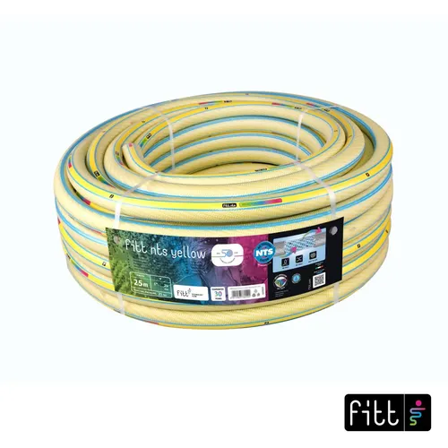 Schlauch NTS Yellow 25 m Ø 25 mm - Hochwertiger Gartenschlauch - Gartenschläuche, langlebig und flexibel, ideal für Gartenbewässerung oder Reinigung.