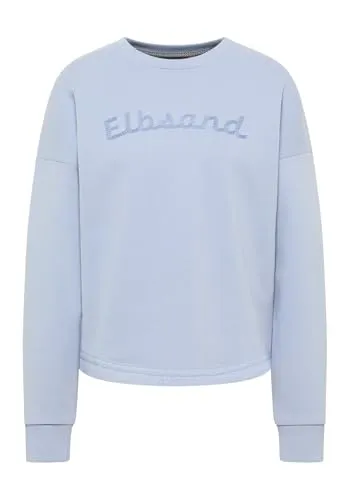 Elbsand Edrun Damen Sweatshirt, locker geschnittenes Sweatshirt, Rundhalsausschnitt