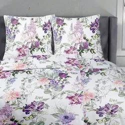 TRAUMSCHLAF Bettwäsche Valerie, 2-teilig, Interlock Jersey in lila von Traumschlaf