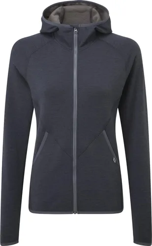Mountain Equipment Calico Hooded Wmns Jacket - Fleecejacke für Klettern - Funktionsjacke in Größe 38, grau mit Kapuze und Stretch für optimale Bewegungsfreiheit beim Trekking.