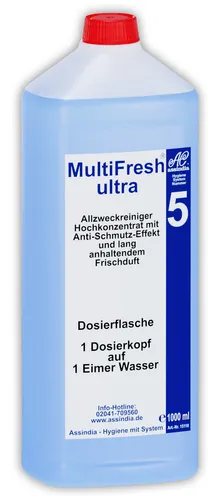 MultiFresh Ultra Allzweckreiniger 1000ml Flasche ohne Dosierkopf