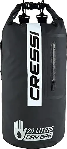 CRESSI Dry Bag Premium 20L BI-Color Black Black