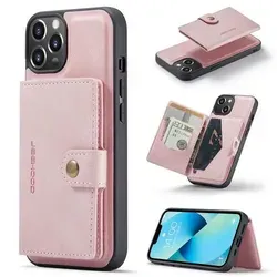 Hülle kompatibel mit Apple iPhone 14 Kunstleder Handyhülle - Handy Case Rosa