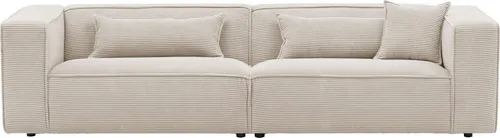 LeGer Home by Lena Gercke 3-Sitzer PIARA, Sofa mit Kedernaht