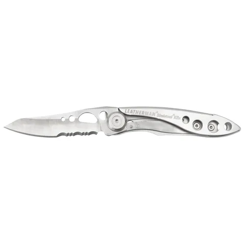 Leatherman Multitool SKELETOOL KBX silber, 2 Tools - Handwerkzeug mit 2-teiligem Klapp-Griff, kompakt und vielseitig für alle DIY-Projekte.