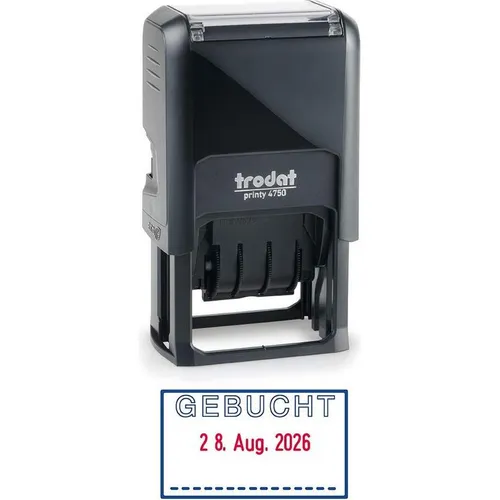 Trodat Printy 4750/L7 Datumstempel GEBUCHT von Trodat