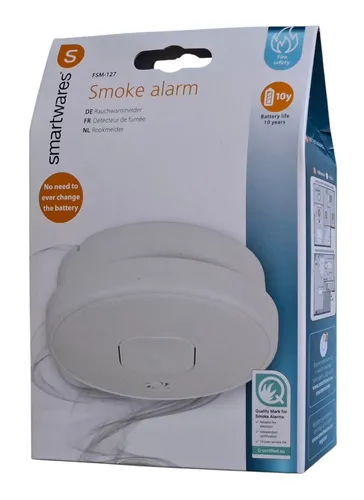 Smartwares FSM-12700 Rauchwarnmelder inkl. 10 Jahres-Batterie