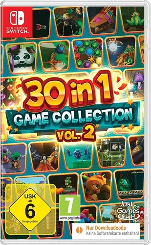 Nintendo Switch 30 in 1 Game Collection Volume 2 Neu ohne Folie Code in a Box !