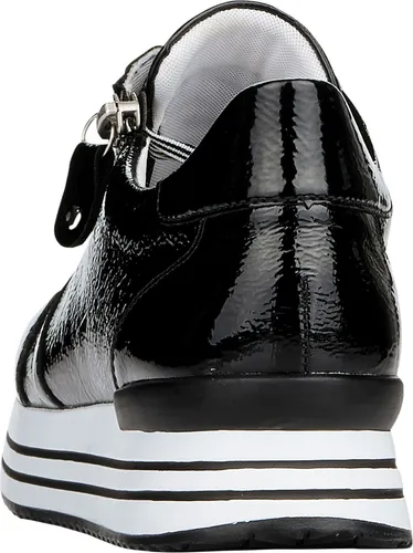Remonte Damen D1302 Halbschuhe, Schwarz, 41 EU - Damen-Schnürhalbschuhe mit Komfortweite, auswechselbarer Einlegesohle und extra weichem Fußbett für höchsten Tragekomfort.