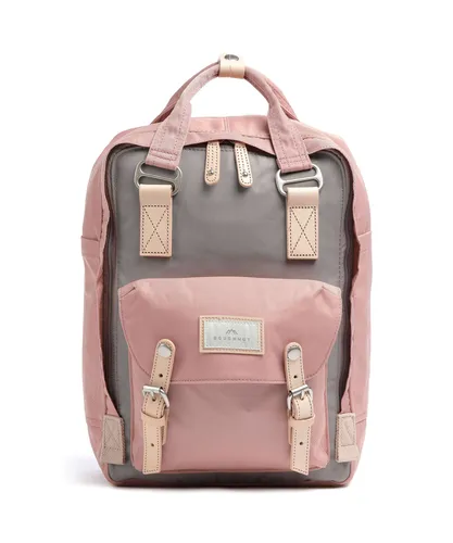 Doughnut MACAROON Rucksack Unisex 16L mit Laptopfach - Funktioneller Rucksack für Studenten und Reisen, handgefertigt aus strapazierfähigem Nylon und Leder, wasserabweisend und mit hohem Tragekomfort durch gepolsterte Träger.