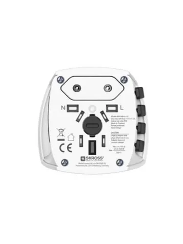 WELTREISESTECKER MUV MICRO 223476 - Steckdosen & Zubehör, kompakt und ideal für internationale Reisen mit universellen Steckdosenanpassungen.
