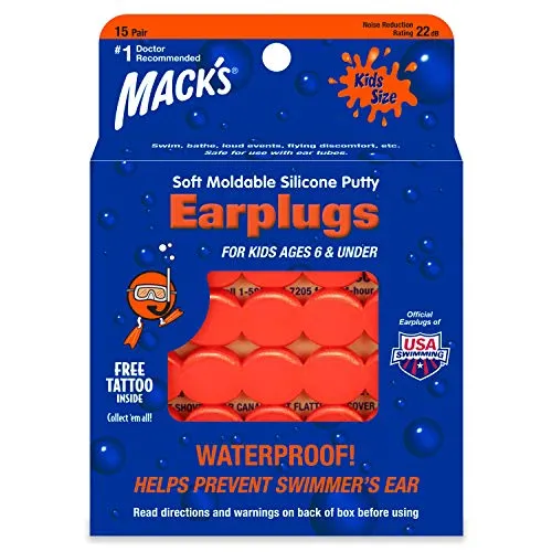Mack's Soft Moldable Silikon Putty Ohrstöpsel