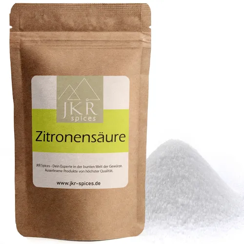 200g JKR Spices® Zitronensäure Pulver Lebensmittelqualität E330 | Citronensäure