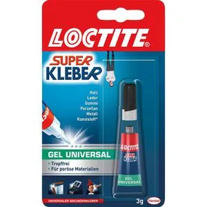 Loctite Superkleber Gel, Tube mit 3g, 9H LTG1C