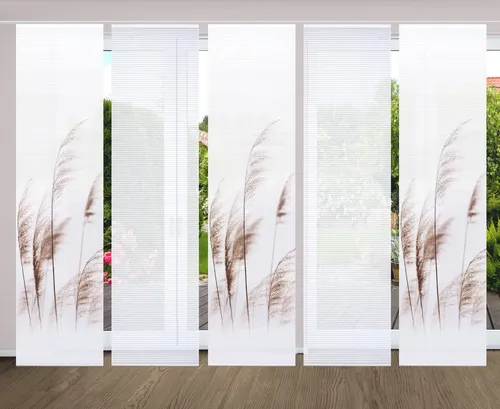 HOME in green Schiebevorhang, creme, Synthetik - Eleganter Schiebevorhang in creme aus hochwertigem Synthetik, ideal für stilvolle Raumgestaltung. Maße: 60x245 cm. Jetzt 10€ Willkommens-Gutschein bei Newsletter-Anmeldung!