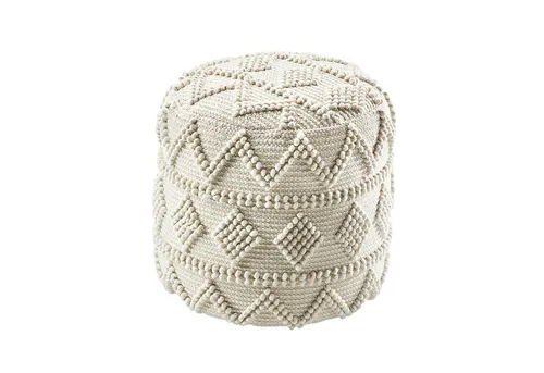 Kobolo Sitzwürfel Pouf MANDALA aus Baumwolle - Sitzwürfel im Bohemian Chic, leicht umzustellen und vielseitig einsetzbar als zusätzliche Sitzgelegenheit oder Fußstütze. Perfekt für eine entspannte Atmosphäre in jedem Raum.